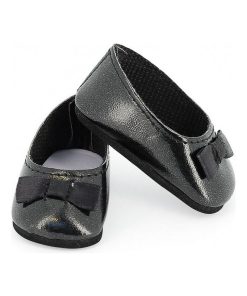 Ballerines noires pour poupées de 39 à 48 cm - N/A