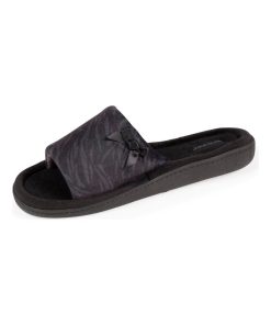 Chaussons Sandales Femme Zèbre Noir - Noir