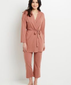 Bambi deshabille coton - Rose