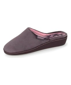 Chaussons mules talon Femme Gris foncé - Gris