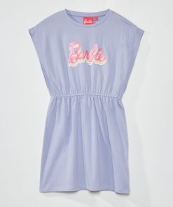 Robe cintrée imprimé 'Barbie' - Violet
