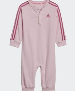 Combinaison 'adidas' en maille jersey - Rose