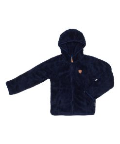 Blouson polaire fille GALANE - Bleu marine