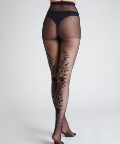 Rosita collant fantaisie 20d - Noir