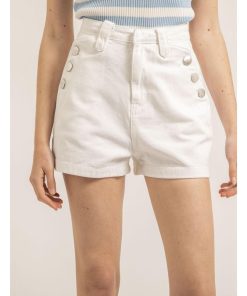 Short taille haute XOLINE - Blanc