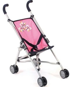 Mini buggy "Roma" Design marine et rose avec motif Vichy. - N/A