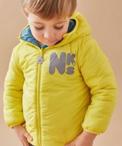 Veste reversible, orange/bleu - Vert