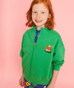 Sweat zippé -  x Dans les dents - Vert