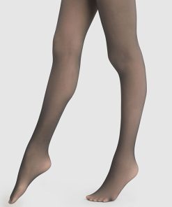 Collants 'DIM' transparent - noir