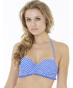 Haut de maillot balconnet SAINT-TROP - Brigitte Bardot - Bleu