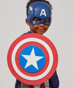 Bouclier en mousse 'Captain America' - rouge