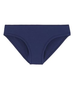 Culotte menstruelle 1ères règles en coton bio Oeko Tex - Bleu