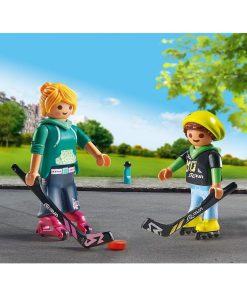 Playmobil' Duo Joueurs de roller hockey - N/A