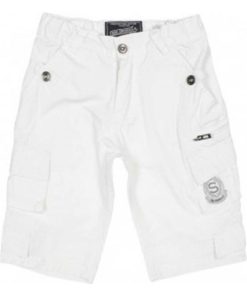 Pantacourt garçon ECORO - Blanc