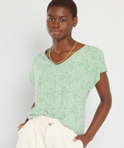 Blouse fleurie 'Jacqueline de Yong' - Vert fleuri