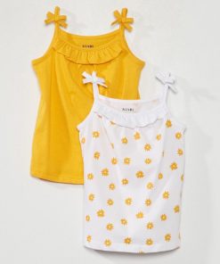 Débardeur en jersey - Jaune