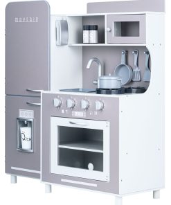 Cuisine enfant en bois jeu dinette avec 11 accessoires Mayfair Teamson Kids TD-13302C - N/A