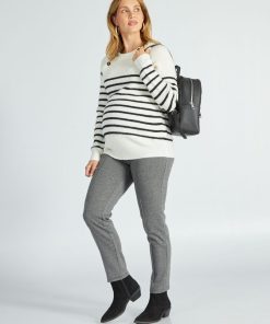 Pantalon milano de maternité - Pied de poule