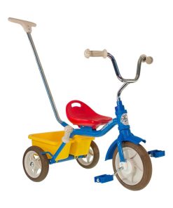 Tricycle Italtrike colorama canne et benne - Bleu