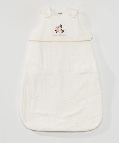 Gigoteuse ouatinée sans manches - Blanc