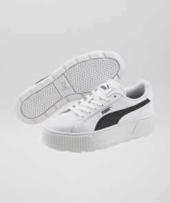 Baskets 'Puma' 'Karmen' semelle épaisses - Blanc/noir