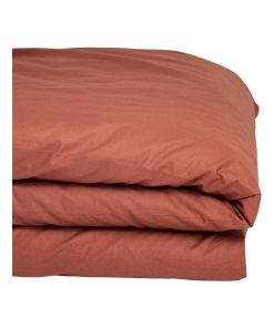 Housse de couette bébé en coton bio Terracotta (100 x 140 cm) - Marron
