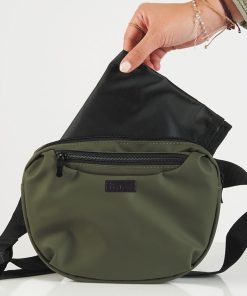 Sac banane à langer 'Tineo' - Kaki