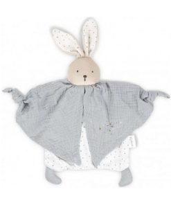 Doudou plat Petit pas lapinou gris - N/A