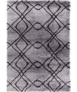Tapis berbère style 160x230 PEARL MA KJ Gris OEKO TEX idéal pour le salon - Gris