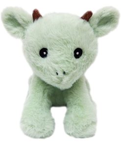 Peluche Bouillotte Dragon - Made in France - Vert
