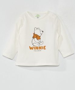 Tee-shirt 'DS' à manches longues - Blanc 'Winnie'