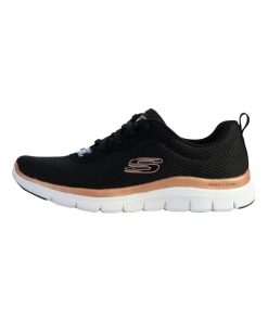 Basket Cuir Skechers Active Flow - Noir