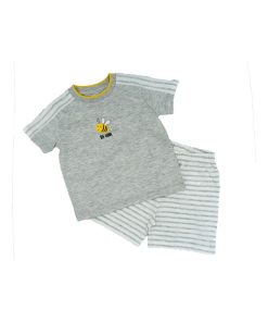 Pyjama Short Jersey 'demain''doo&bo' - Gris