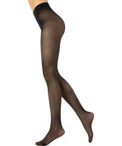 Collant mat Jersey 30 deniers - Noir