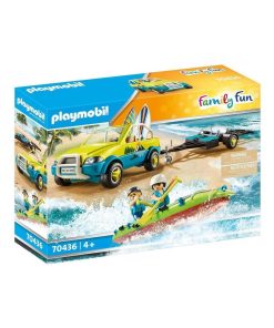 70436 Playmo Beach Voiture Avec Canoë, 'playmobil' Family Fun - N/A