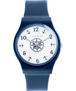 Montre Khaf, finition bleu rhodié - Bleu