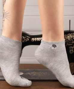 Chaussettes En Coton Animaux Rigolos- Sockup- 35-43 - Gris