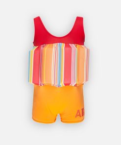 Maillot Bouée Bayadère Garçon - Rouge