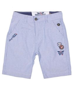 Bermuda garçon ECOXFORD - Bleu clair