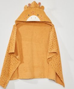 Cape de bain 'girafe' en éponge - Orange
