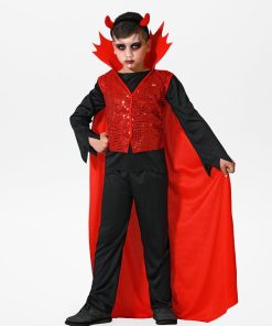 Déguisement de vampire - noir/rouge