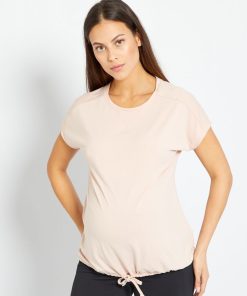 Tee-shirt de sport de grossesse - Rose