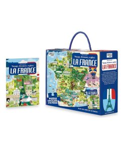 Puzzle & Livre - Voyagez, découvrez, explorez, La France - N/A