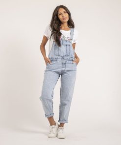 Salopette en denim ENA - Bleu clair