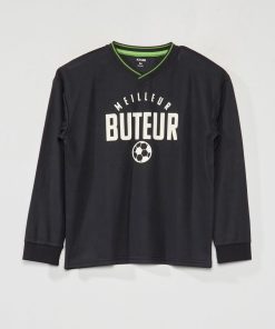 T-shirt en microfibre - Noir