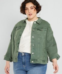 Veste en jean - Vert