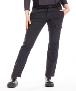 Pantalon de travail multi poches stretch BETTYC - gris anthracite