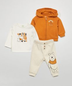 Ensemble 'Winnie' T-shirt + pantalon - 2 pièces - Beige