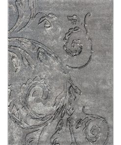 Tapis salon 200x280 MUMBA D Gris OEKO TEX idéal pour le grand salon - Gris