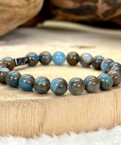 Bracelet en quartz mosaic - Bleu